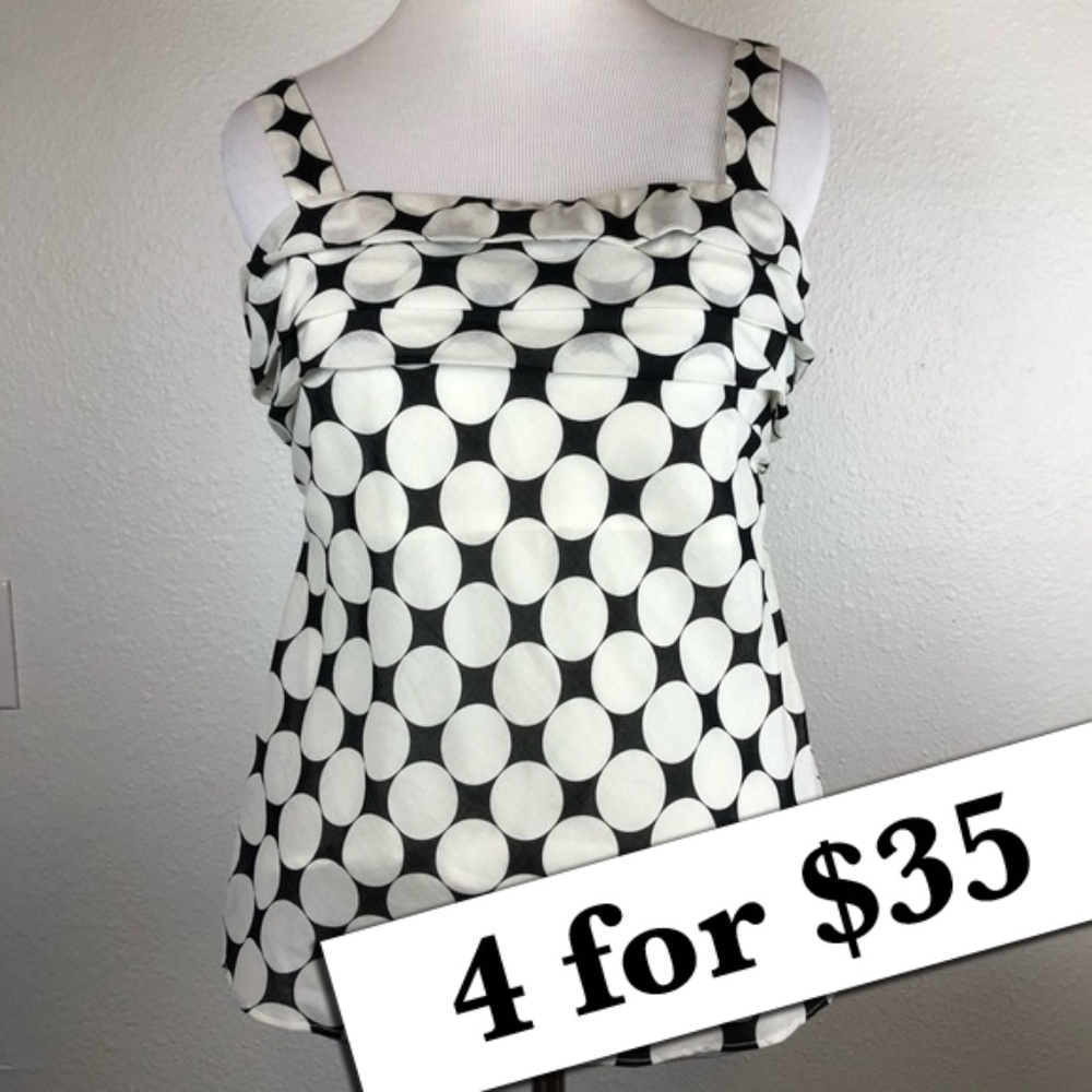 NWT The Limited polka dot tank top small